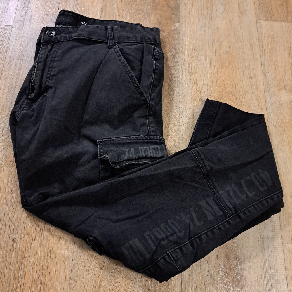 DECIBEL Black Cargo Pants Men's Size 36" X 32"
